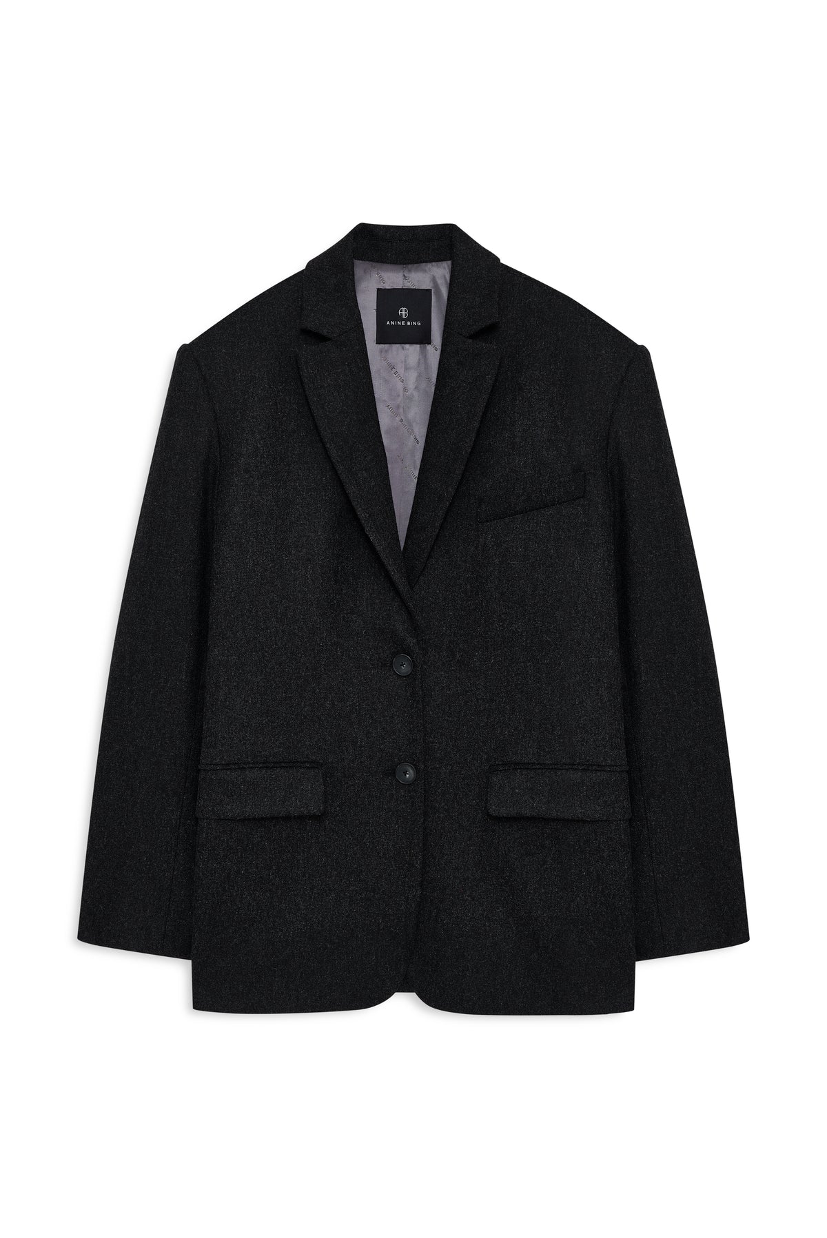 Anine Bing Womens Jackets 34 / Grey Quinn Blazer
