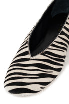 Anine Bing Womens Shoes Ana Flats Calf Hair Zebra