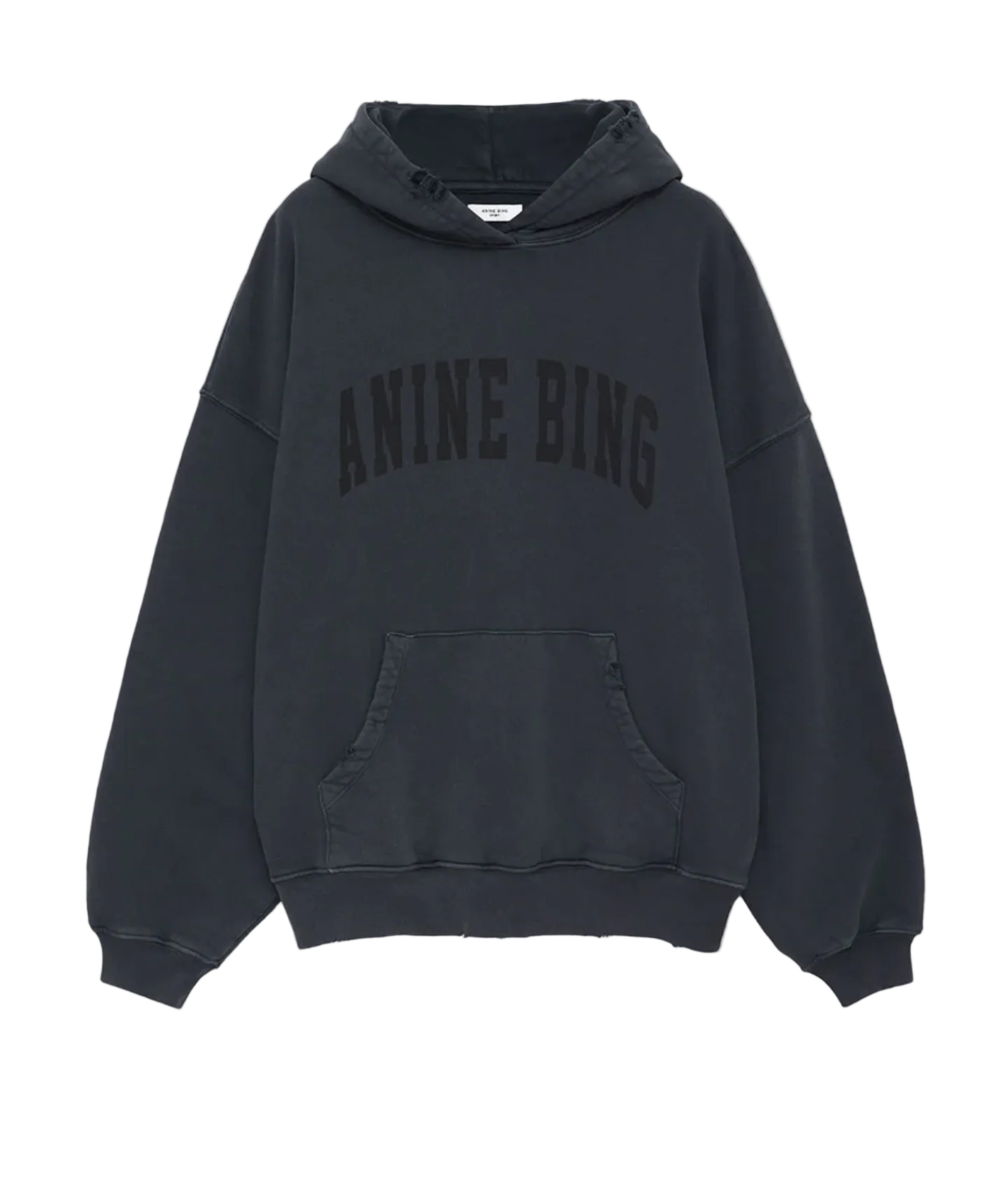 Anine Bing Womens Sweaters Harvey Sweatshirt - Dark Wash