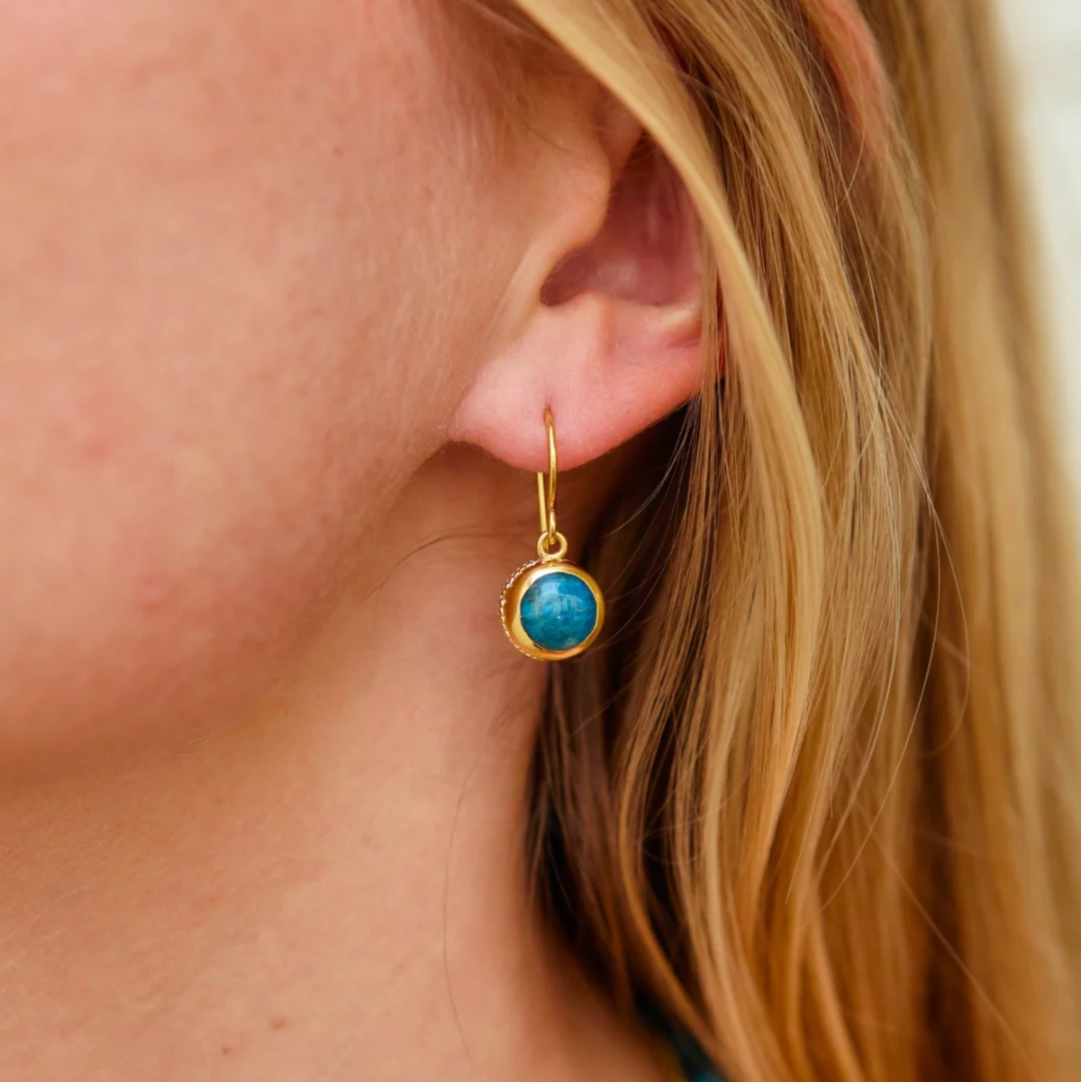 ANNA BECK Womens Jewelry Apatite Drop Earrings