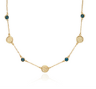 ANNA BECK Womens Jewelry Apatite Station Necklace