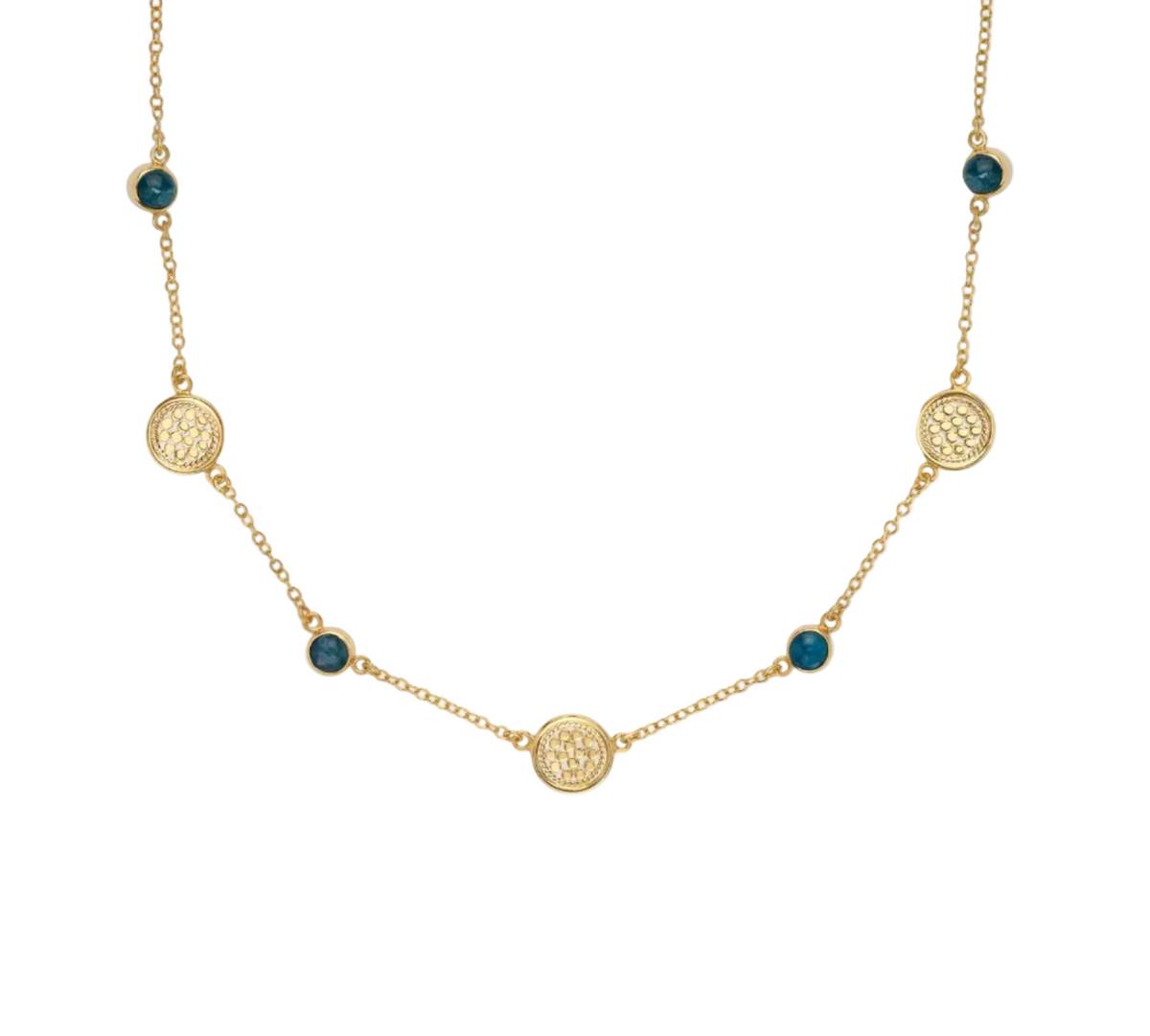 ANNA BECK Apatite Station Necklace, image 1 of 2