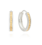 ANNA BECK Womens Jewelry Classic Small Hinge Reversible Hoop Earrings