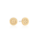 ANNA BECK Womens Jewelry One Size / Gold Classic Smooth Border Mini Stud Earrings - Gold