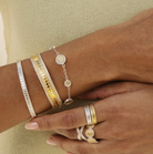 ANNA BECK Womens Jewelry One Size / Silver Classic Stacking Cuff Silver