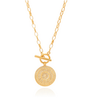ANNA BECK Womens Jewelry Classic Toggle Necklace - Gold