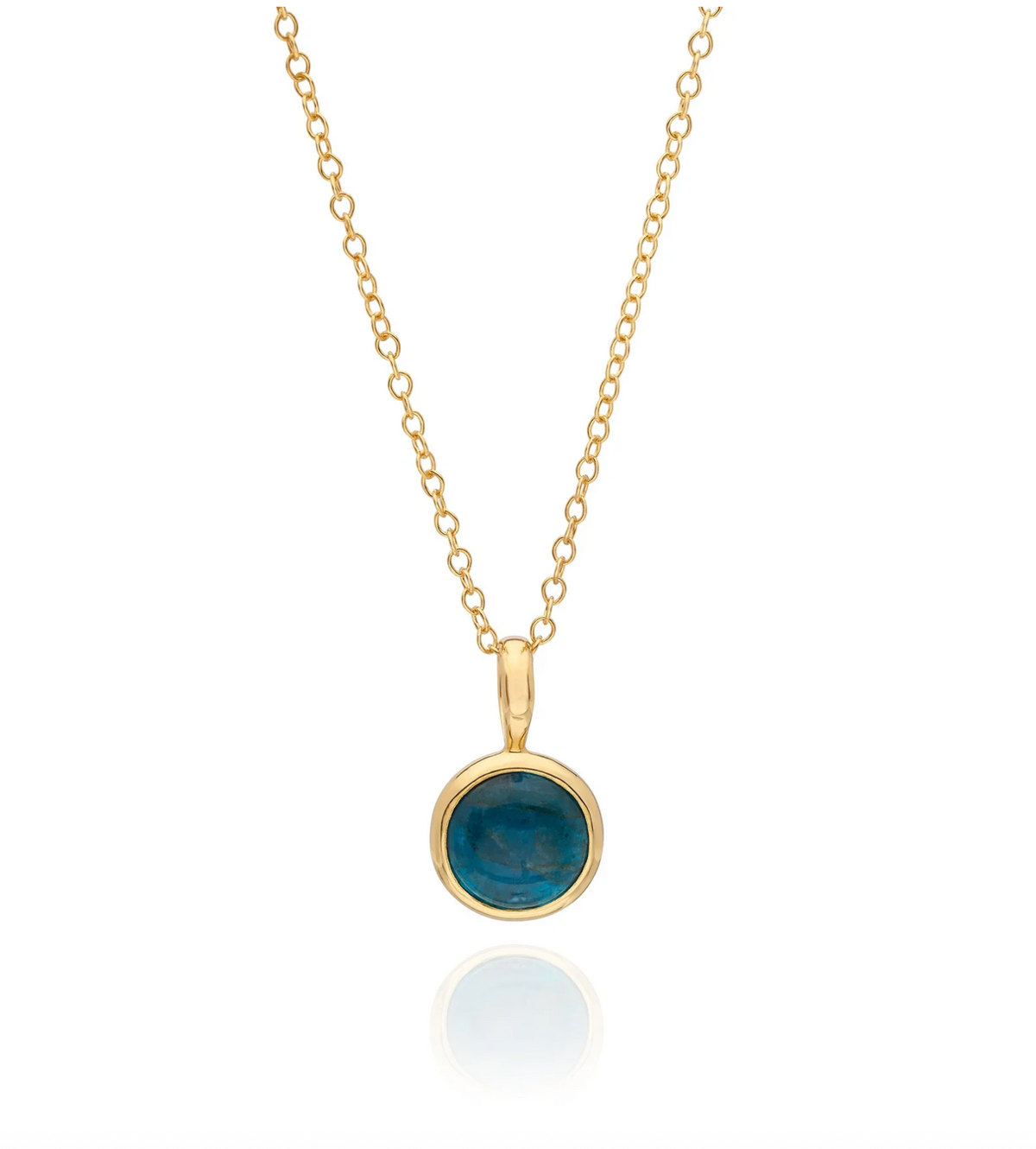 ANNA BECK Womens Jewelry Mini Apatite Pendant Necklace