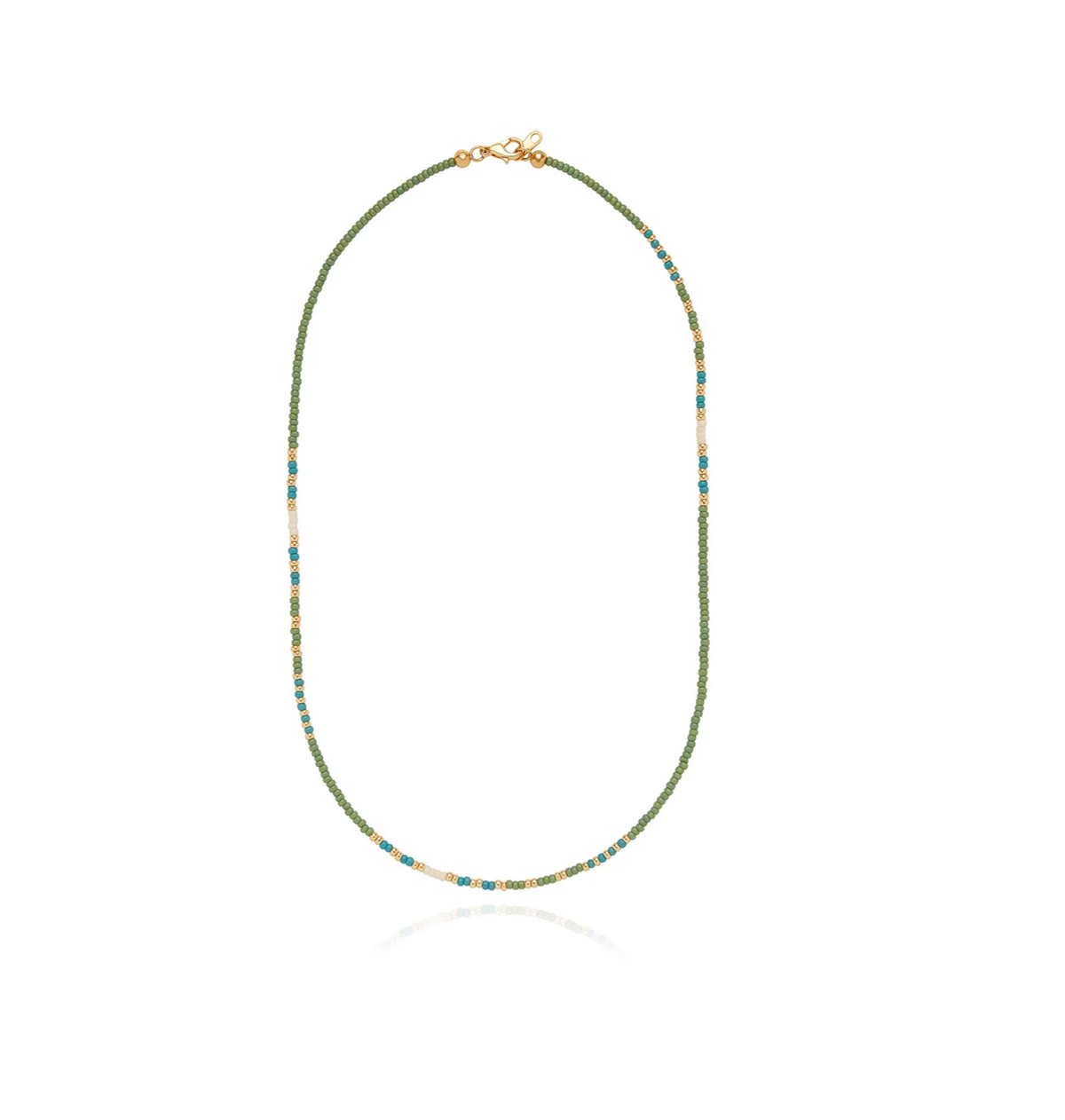 ANNA BECK Womens Jewelry Simba Beaded Necklace - 16”