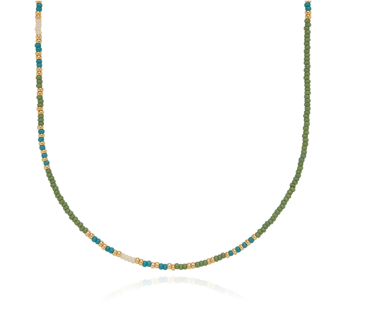 ANNA BECK Womens Jewelry Simba Beaded Necklace - 16”