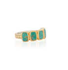 ANNA BECK Womens Jewelry Turquoise Multi-Cushion Ring