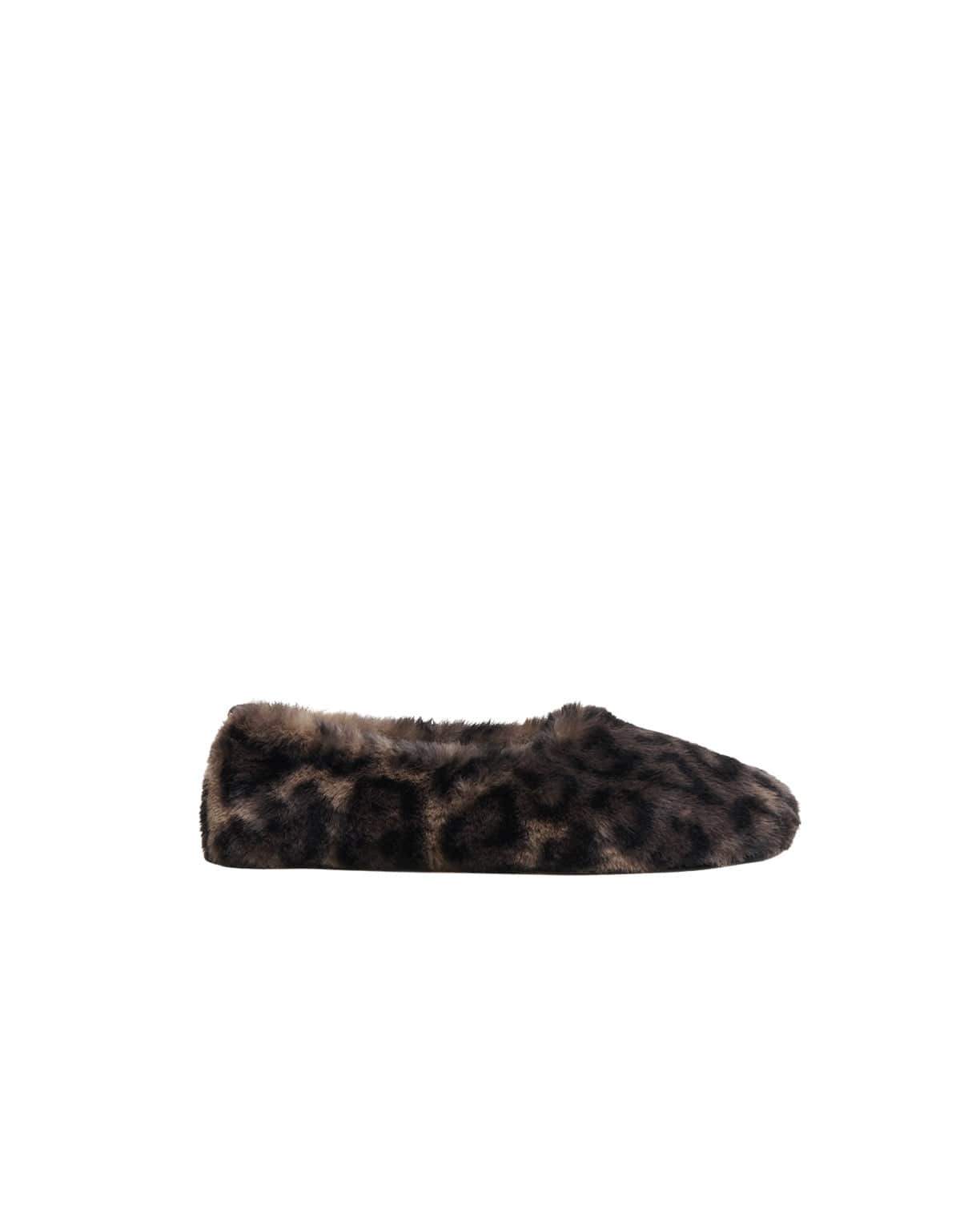 Apparis Womens Shoes Magda Leopard Flat Slipper
