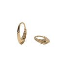 ARDDUN AGENCY Womens Jewelry Roscida Ridged Hoops