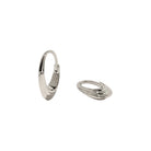 ARDDUN AGENCY Womens Jewelry Roscida Ridged Hoops