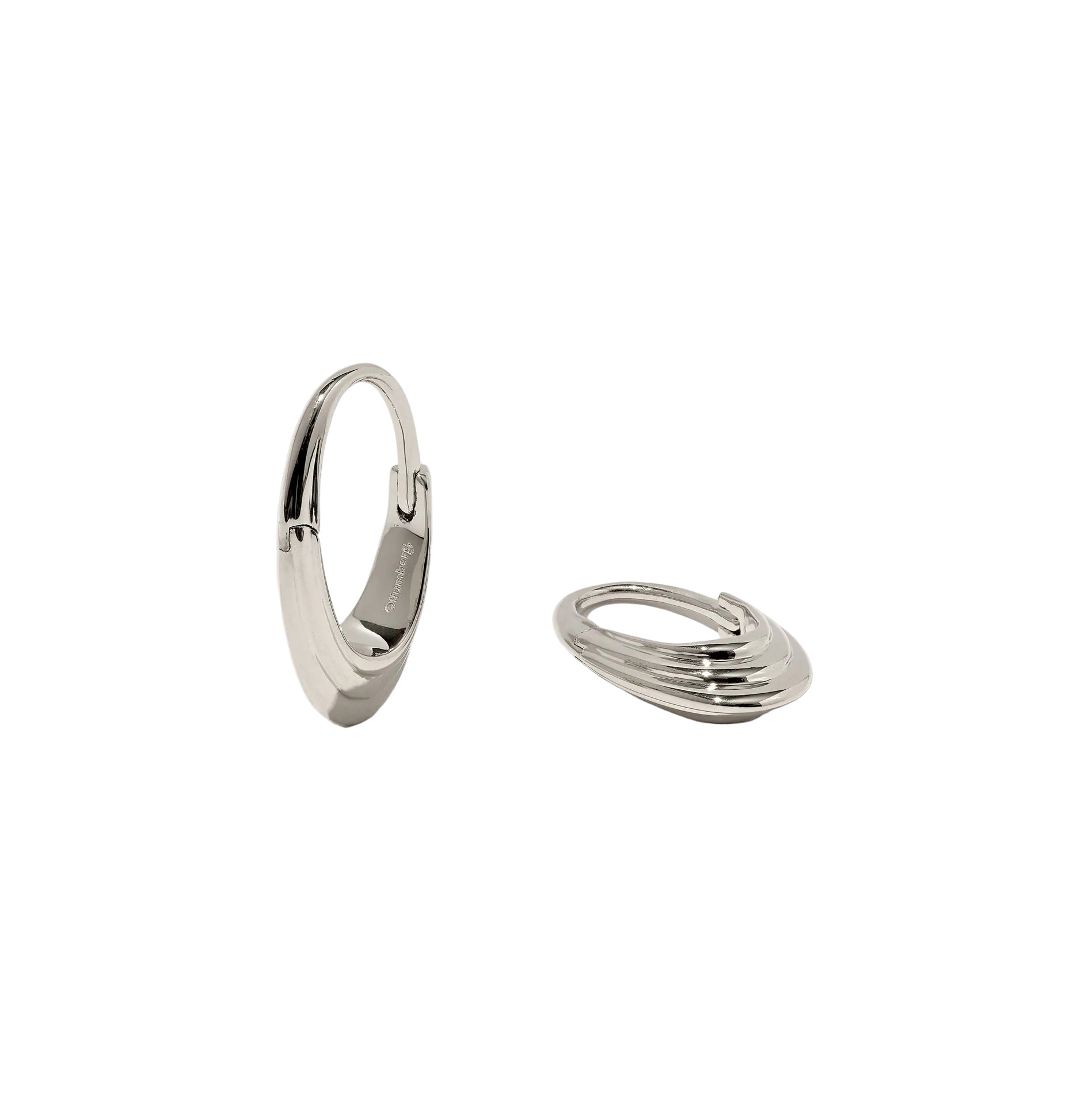 ARDDUN AGENCY Womens Jewelry Roscida Ridged Hoops