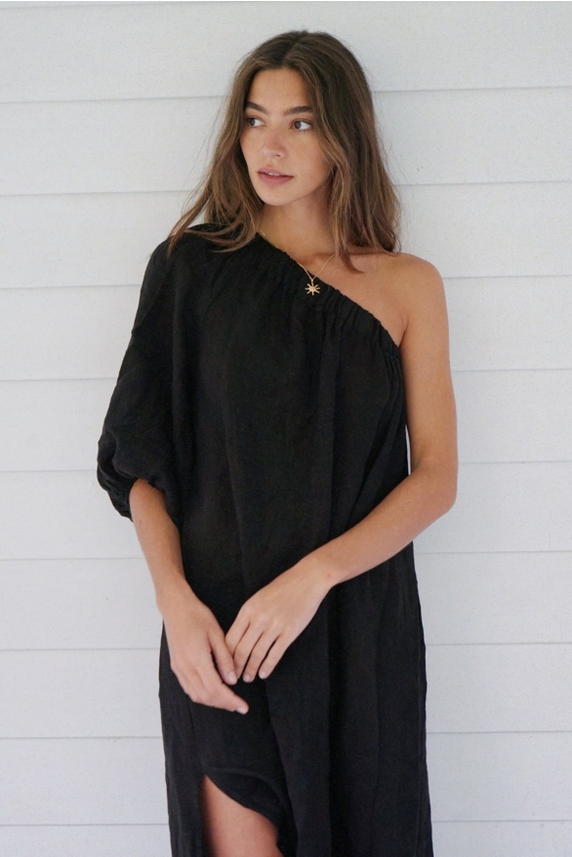 Beachwood The Label Womens Dresses Noir The Milos Dress