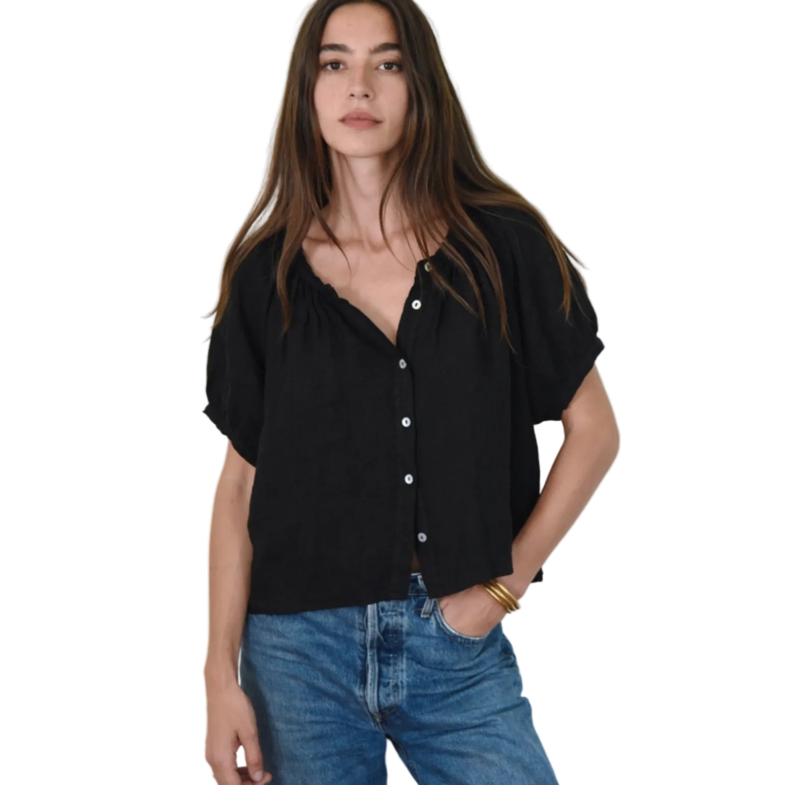 Beachwood The Label Womens Novelty Tops The Jade Blouse