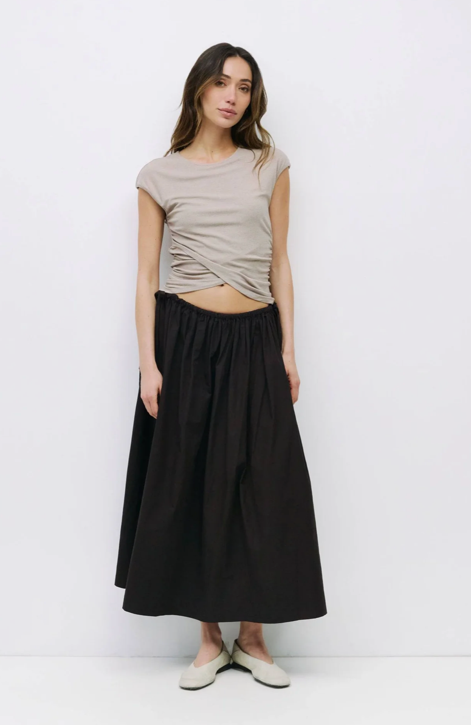 By Together Womens Bottoms Woven Cotton Skirt