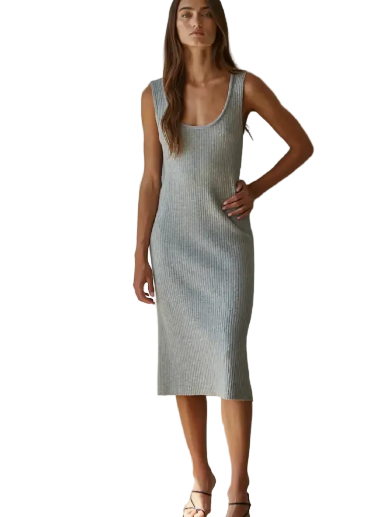 By Together Womens Dresses Knit ribbed sweater dress