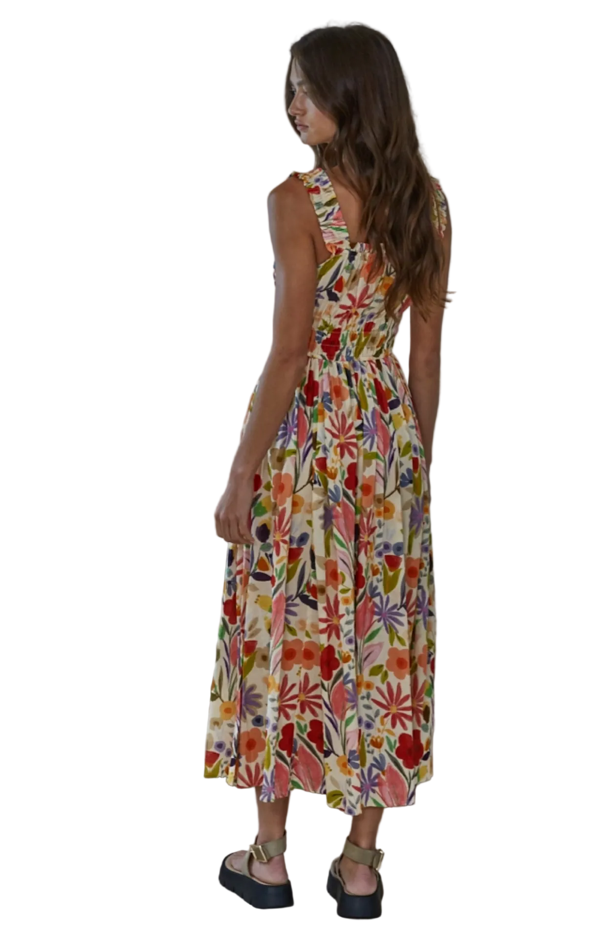 By Together Womens Dresses Woven Floral Dress