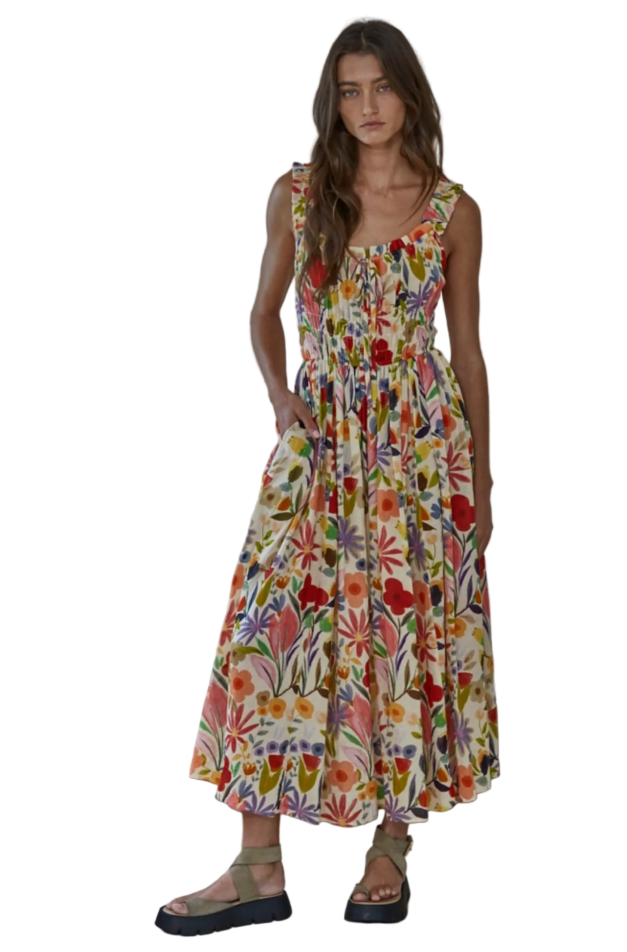 Woven Floral Dress | By Together Eleanor and Hobbs Woven Floral Dress | By Together Eleanor and Hobbs