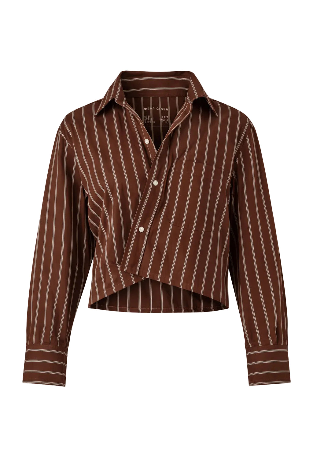 CISSA Womens Novelty Tops XSmall / Banbury Stripe The Shorty Shirt