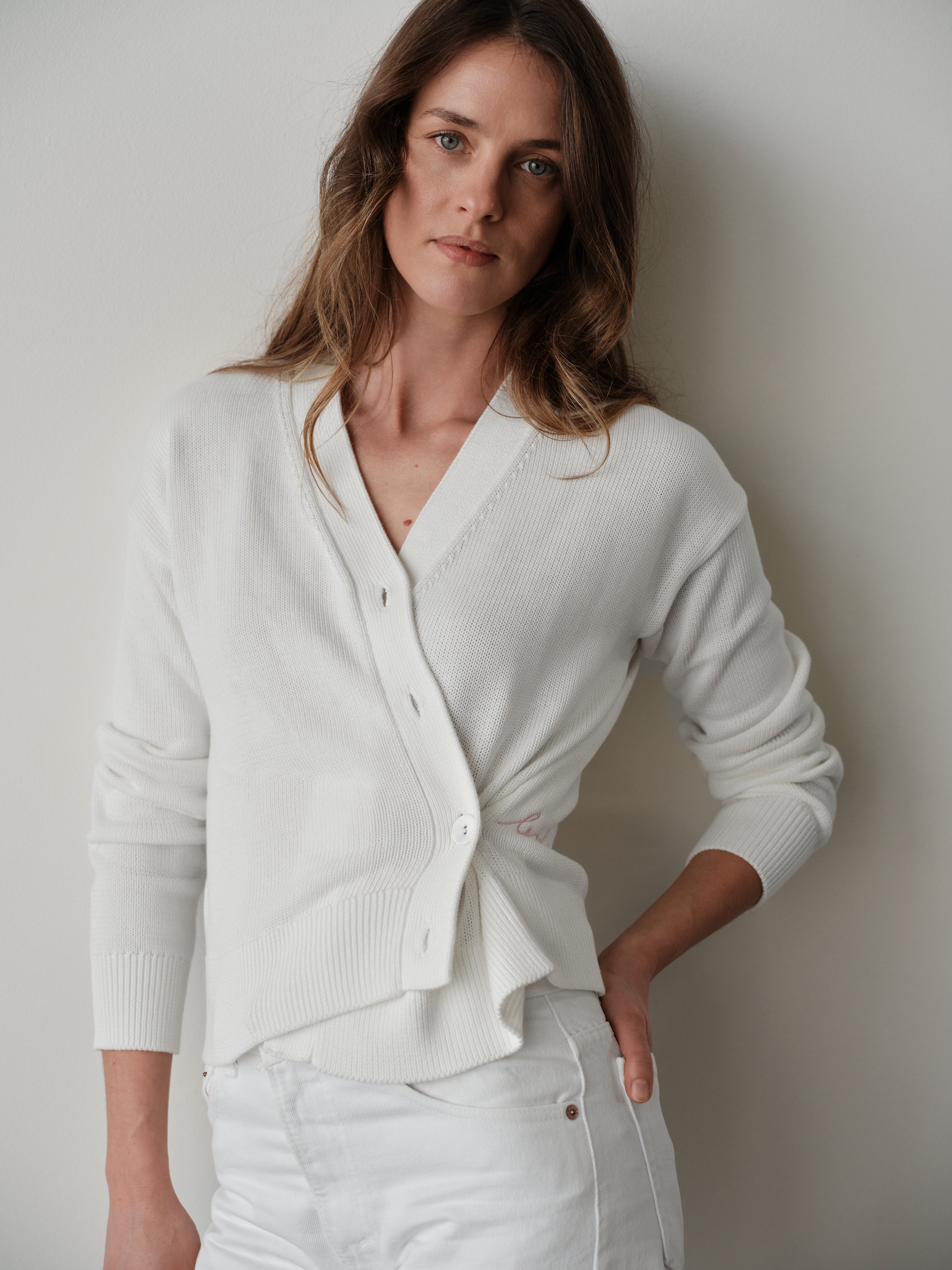 CISSA Womens Sweaters The Waist Length Wrap Cardigan
