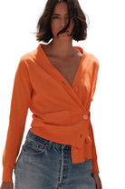 CISSA Womens Sweaters XS/S / Blood Orange The Wrap Cardigan