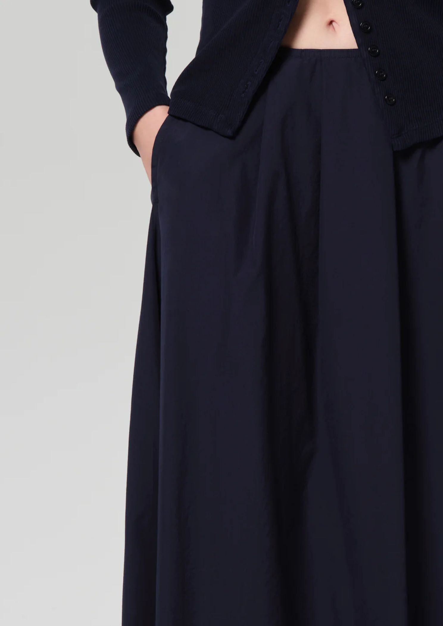 Citizens of Humanity Womens Bottoms Emi Poplin Skirt