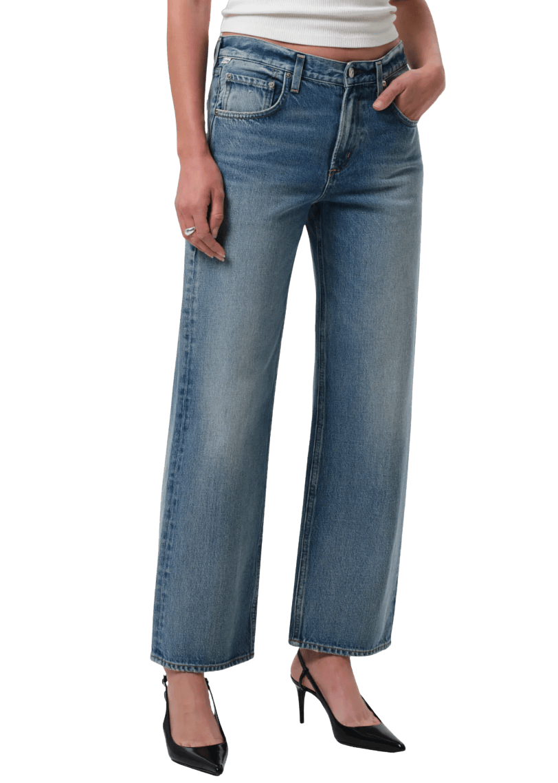 Citizens of Humanity Womens Denim Lindz Low Rise Easy Straight
