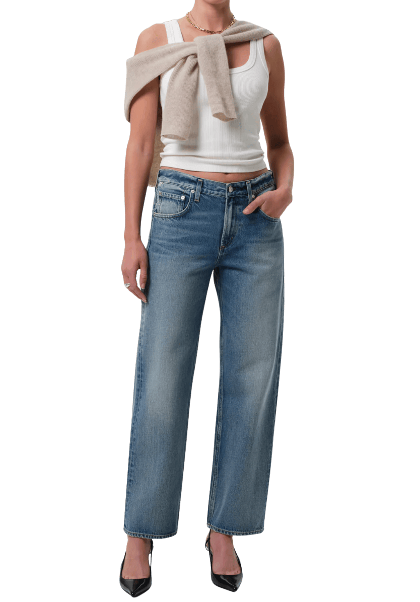 Citizens of Humanity Womens Denim Lindz Low Rise Easy Straight