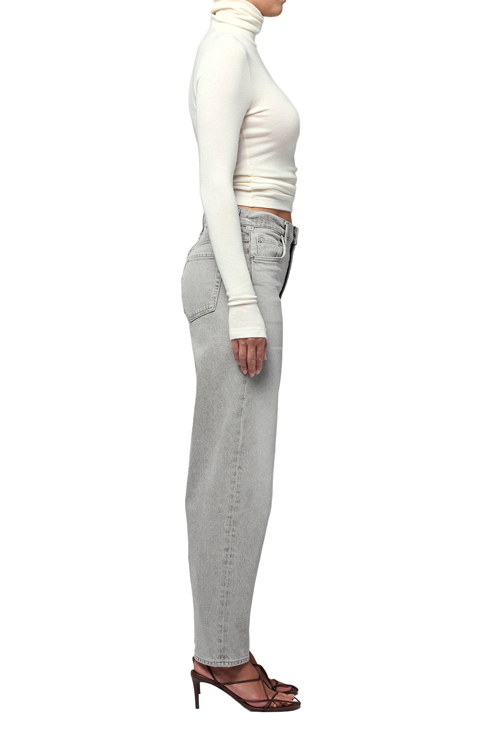 Citizens of Humanity Womens Denim Miro Long 29 in Quartz Grey