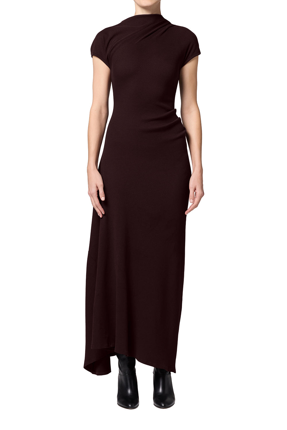 Citizens of Humanity Womens Dresses XSmall / Chocolate Kira Sculptural Dress