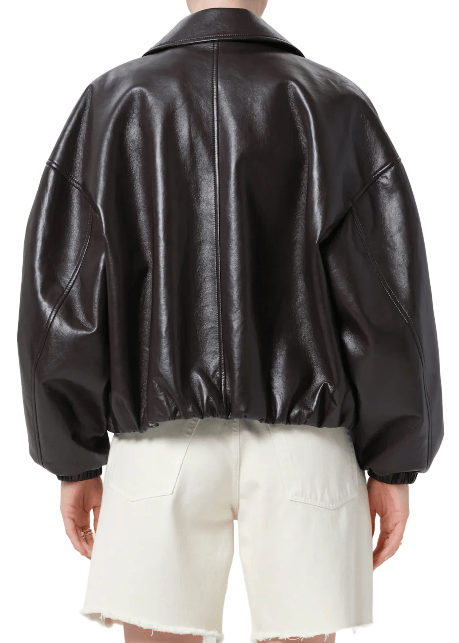 Citizens of Humanity Womens Jackets Bubble Hem Bomber Jacket