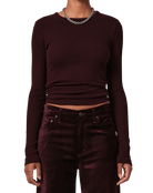 Citizens of Humanity Womens Novelty Knit Tops Bina Crewneck