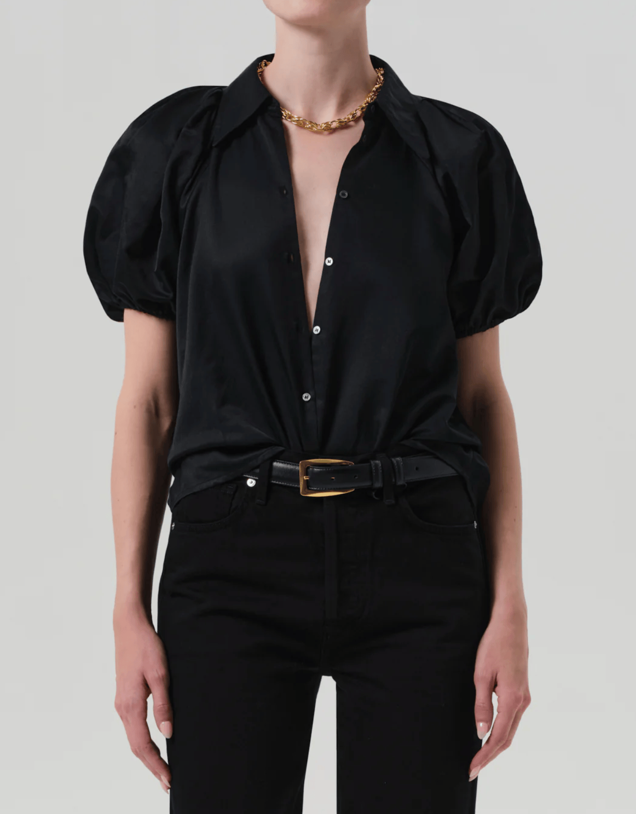 Citizens of Humanity Womens Novelty Tops Leila Blouse