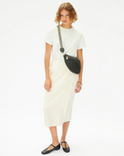 Clare V Womens Accessories Black/Cream Adjustable Crossbody Strap