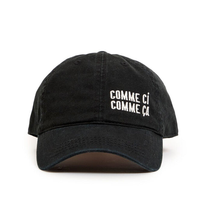 Clare V Womens Accessories Baseball Hat Comme Ci Comme Ca - Black