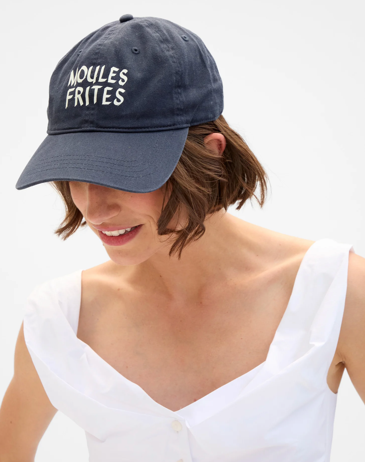 Clare V Womens Accessories Baseball Hat Moules Frites