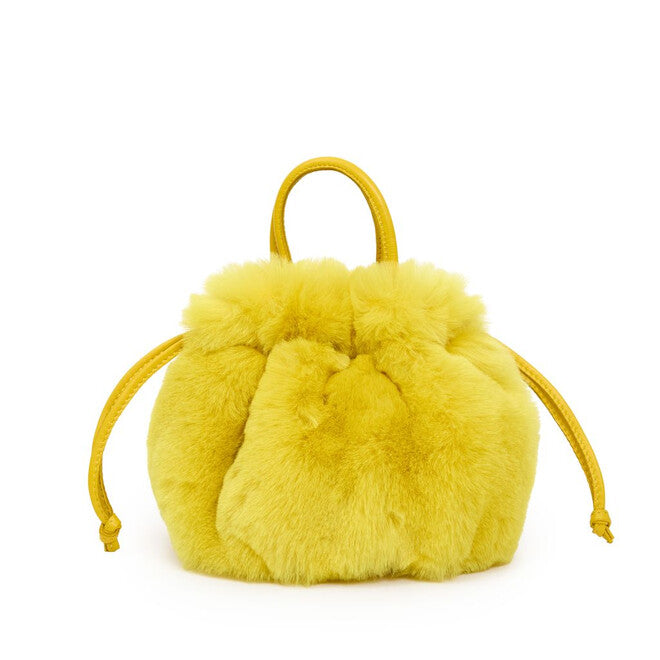 Clare V Emma with Top Handle, Shearling in Soleil