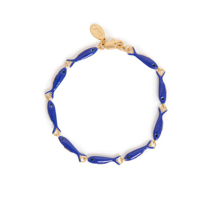 Clare V Womens Accessories Enamel Sardine Bracelet