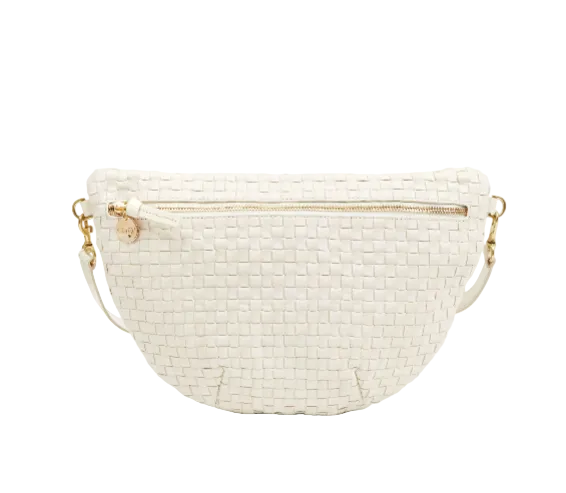 Clare V Womens Accessories Grande Fanny - Cream