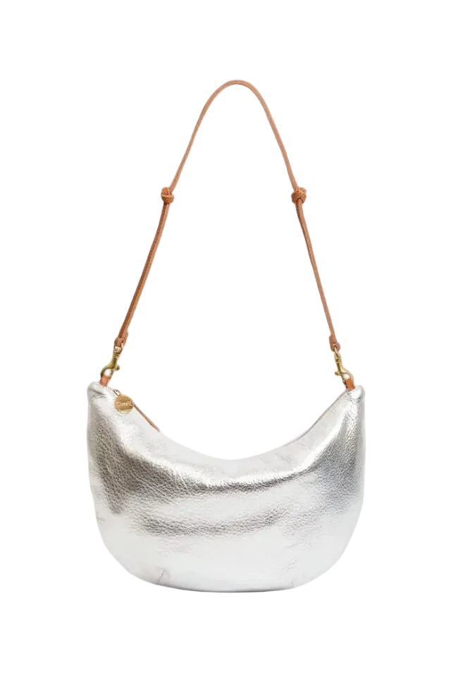 Clare V Womens Accessories Lune Lamba Silver
