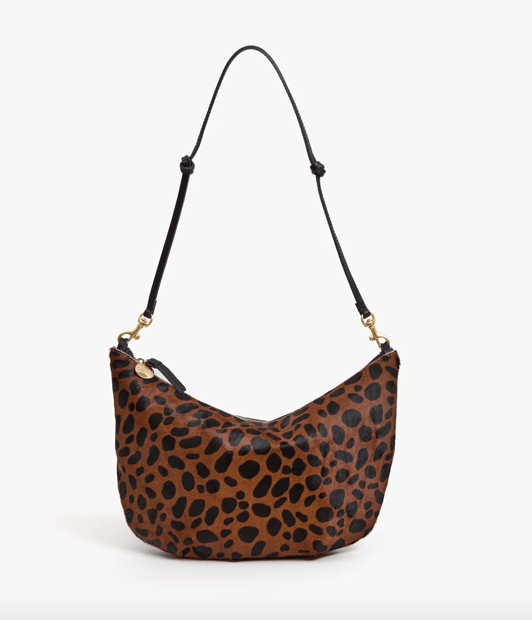 Clare V Womens Accessories Lune Leopard Purse