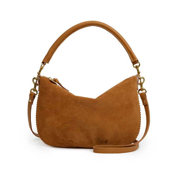 Clare V Womens Accessories Petit Moyen Messenger - Suede w/ Whipstitch