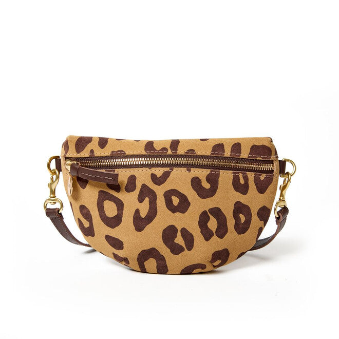 Clare V Womens Accessories Petite Fanny - Pablo Cat Suede