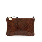 Clare V Womens Accessories Wallet Clutch w/ Tabs - Pierre Python