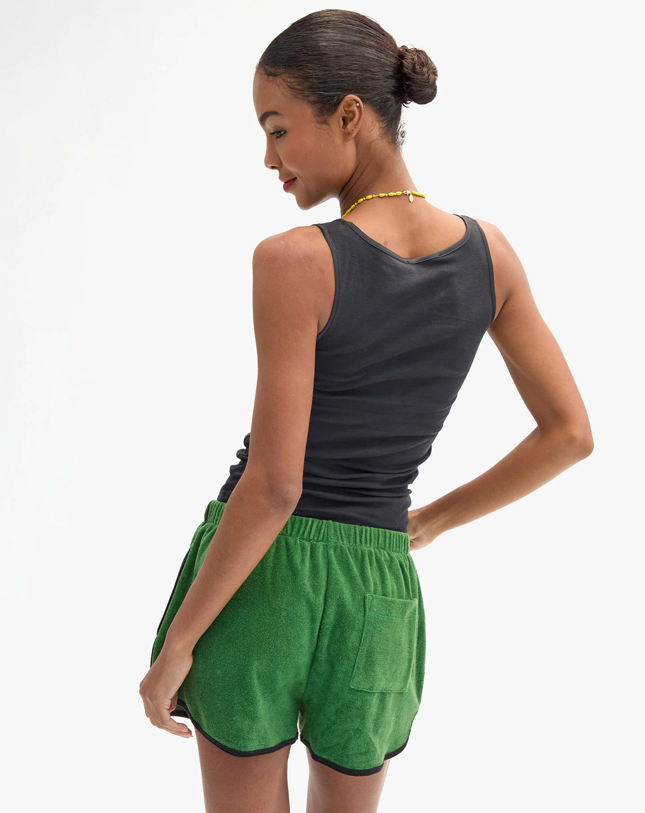 Clare V Womens Bottoms La Plage Shorts - Terry Cloth