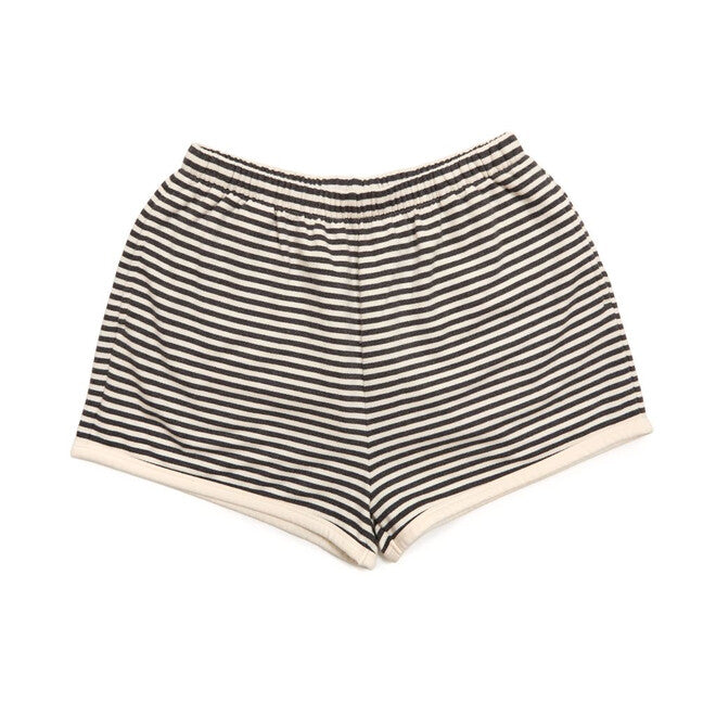 Clare V Womens Bottoms Le Jogging Short - Stripes