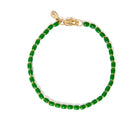 Clare V Womens Jewelry Enamel Barrel Chain Bracelet