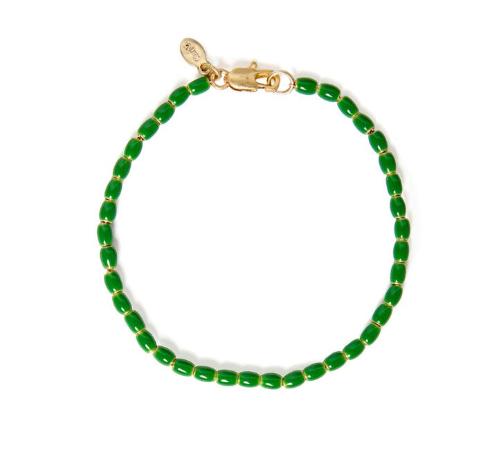 Clare V Womens Jewelry Enamel Barrel Chain Bracelet